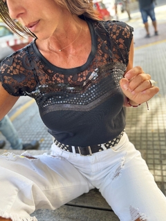 Reme Brooke con escote corazón de encaje - comprar online