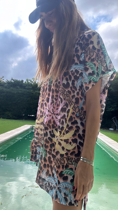 VESTIDO SUMMER ANIMAL PALMERAS - comprar online