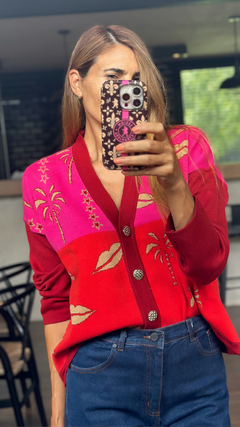 CARDIGAN PALM BURDEOS - comprar online
