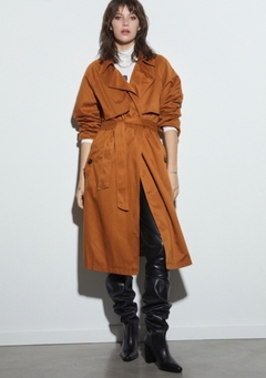 Trench Borja caramelo - comprar online