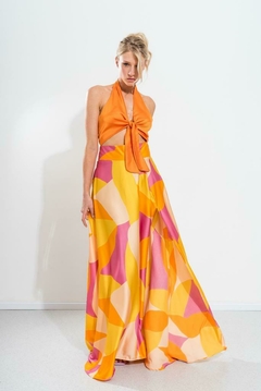 Imagen de maxifalda estampada Deby
