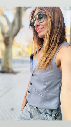 CHALECO PRALINE GRIS