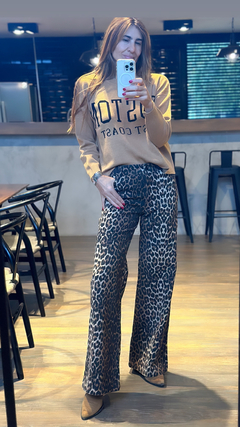 Imagen de JEAN WIDE LEG LEOPARDO