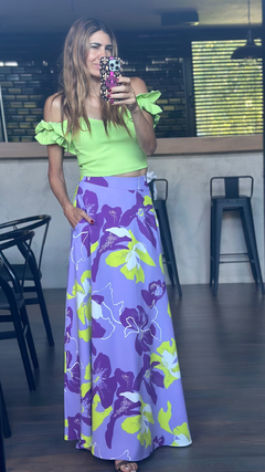 FALDA NIZA VIOLACEO - comprar online
