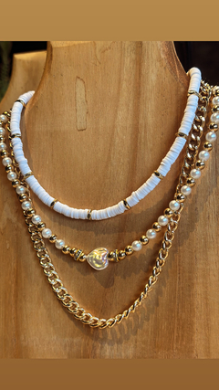 COLLAR HEART PEARL - comprar online