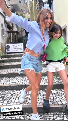 SHORT PLUMA LIGHT BLUE en internet