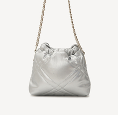 BUCKET MINI DONNA PLATEADO