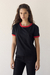 REMERA AMERICAN STANDAR NEGRO/ROJO