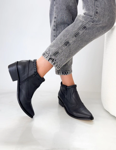 Ayelen Negro ·cuero· - comprar online