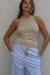 pantalon celeste de poplin de algodón