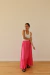 falda fucsia de fibrana 