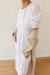 vestido blanco de poplin de algodon