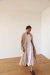vestido blanco de poplin de algodon