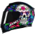 Capacete Axxis Eagle Skull Black Blue Tamanhos