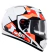 Capacete Ls2 Ff390 Breaker Sergent White/red/orange