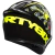 Capacete Agv K1 Flavum 46 Blk/yellow Fluor/grey na internet