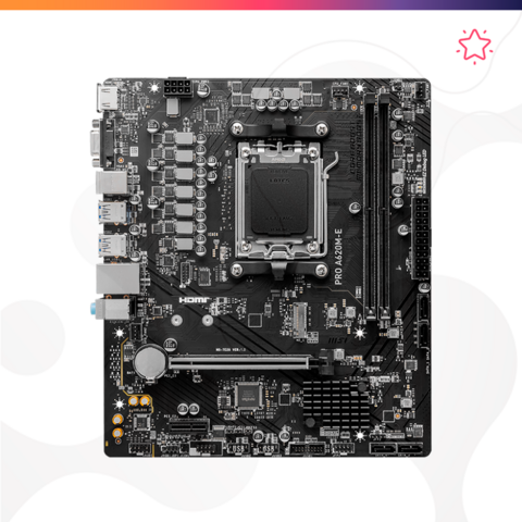 MB MSI AM5 PRO A620M-E DDR5 BOX M-ATX