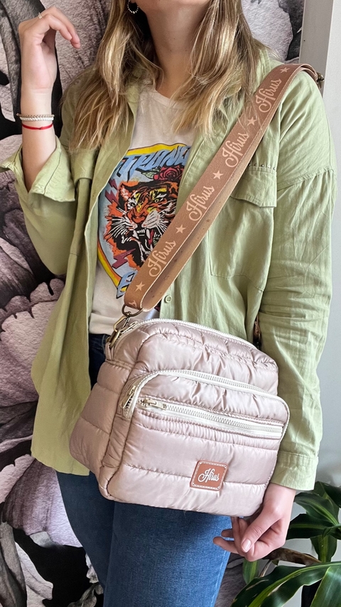 Bandolera canelon beige