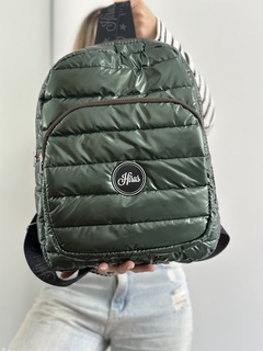 Mochila canelón Verde en internet