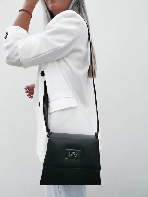 Bandolera Zara Negro - comprar online