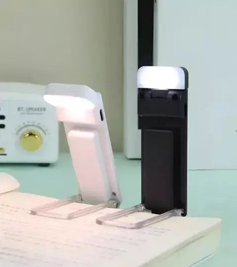 Luz De Libro Usb Recargable Brillo Ajustable Frio Y Calido