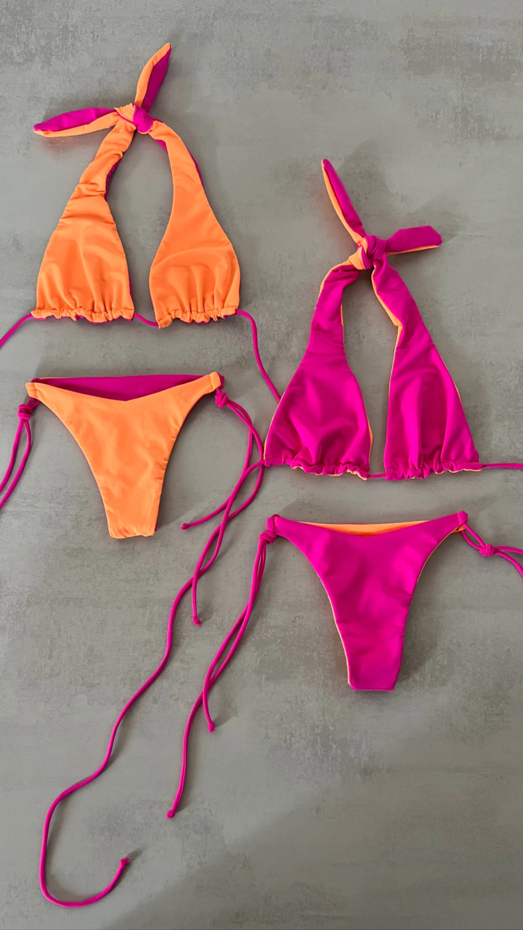 Bikini Tao Reversible Naranja & Fucsia thumbnail 3