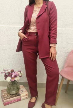 Pantalón Gardenia bordeau - tienda online
