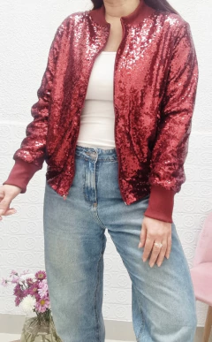 Campera Mili bordeau - tienda online
