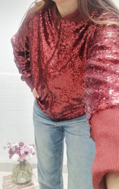 Campera Mili bordeau
