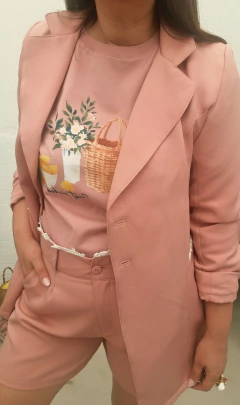 Remera Lina rosa en internet