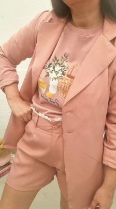 Remera Lina rosa - comprar online