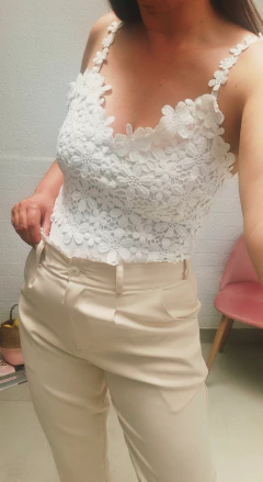 Pantalón Florentina vainilla