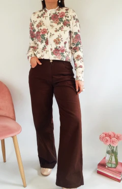 Pantalón Luisa chocolate