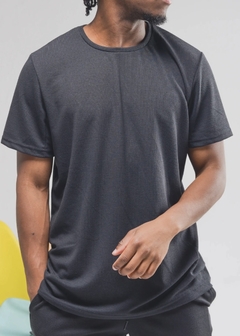 Remera Regular Morley Black - comprar online