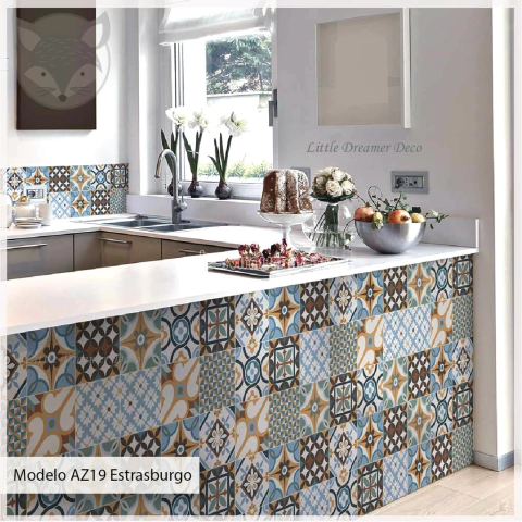 Azulejos autoadhesivos Modelo AZ19 Estrasburgo