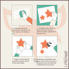 Modelo MAPA14 Carbono - Little Dreamer Deco - vinilos decorativos infantiles