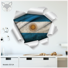 Modelo 3D124 Argentina Futbol Copa Mundial