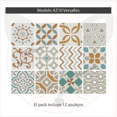 Azulejos autoadhesivos Modelo AZ10 Versalles - Little Dreamer Deco - vinilos decorativos infantiles