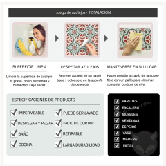 Azulejos autoadhesivos Modelo AZ12 Geometric - tienda online
