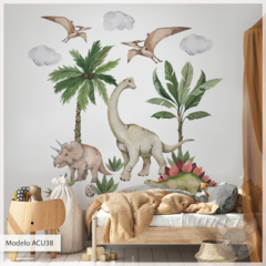 Modelo ACU38 Dinosaurios Acuarela I - comprar online