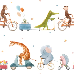 Modelo ELD.ACU.35 paseo en bicicleta - Little Dreamer Deco - vinilos decorativos infantiles