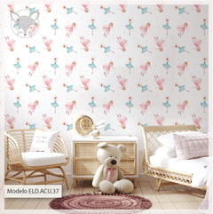 Modelo ELD.ACU.37 Bailarinas - Little Dreamer Deco - vinilos decorativos infantiles