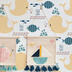 Modelo ELD.ENE.08 Sea life - ballenas y peces - comprar online