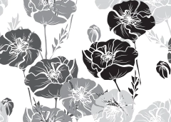 Modelo EW.FLOR.18 Anemones fondo blanco - comprar online