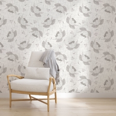 Modelo EW.TEX.04 Simil textura bloque de flores color gris - comprar online
