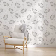 Modelo EW.TEX.04 Simil textura bloque de flores color gris - comprar online