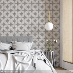 Modelo EW.TEX.09 textura de lino trenzado gris natural