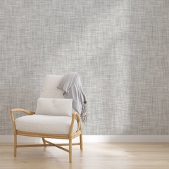 Modelo EW.TEX.03 Tela de lino de color gris - comprar online