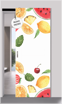 Modelo PRCO1 Acuarela frutas fondo blanco