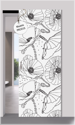 Modelo PRCO15 Siluetas florales grandes